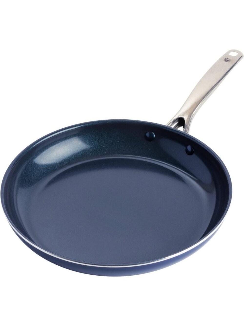 12" Nonstick Ceramic Frying Pan Skillet - Blue Diamond Infused, Durable & Easy